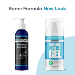 Androgenesis gel applied to the shoulder for convenient twice-daily routine.