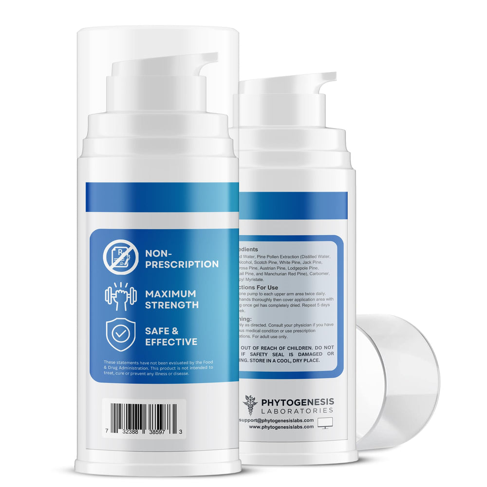 Androgenesis low-t gel on the stomach area ready to absorb.