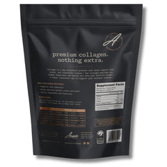 Anea Collagen Peptides powder being poured into a cup for easy mixing