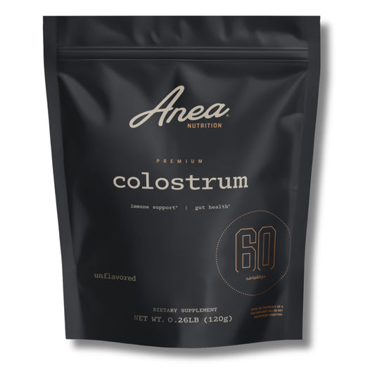 Anea Colostrum unflavored bottle, premium quality for daily immune support.