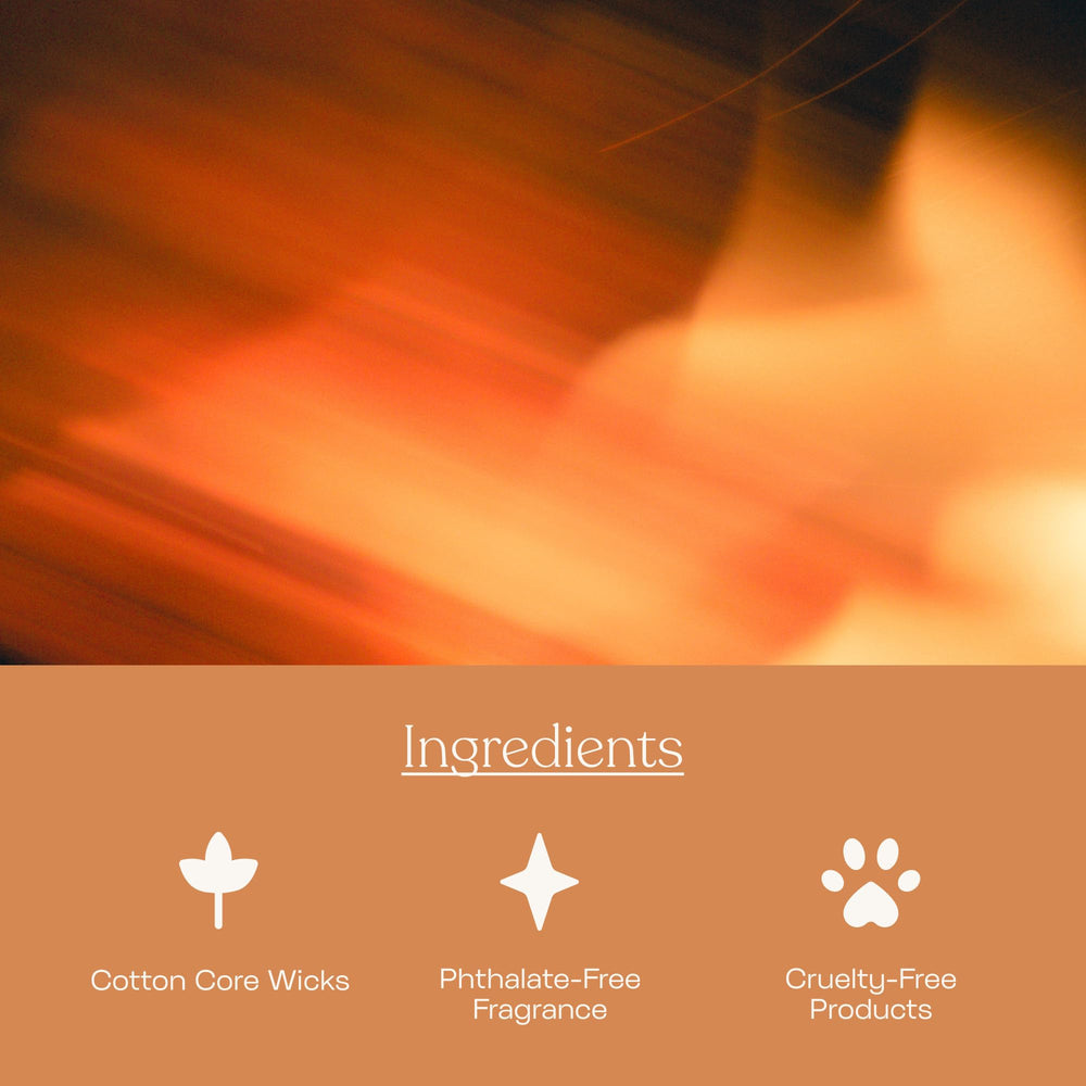 Anecdote Candles coconut soy wax close-up reveals clean burn.