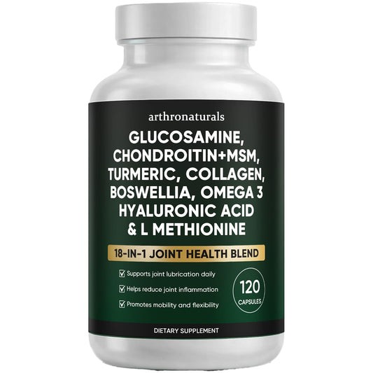 ANEFOSE Arthronaturals 18in1 bottle front promotes daily joint support for an active lifestyle