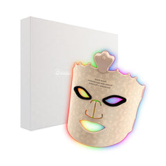 ANGAUSS face mask light therapy front view showing soft silicone fit for comfortable wear