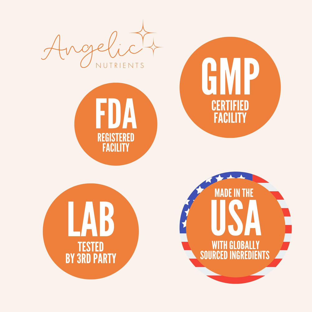 Angelic Nutrients Caralluma Fimbriata capsules arranged for easy daily use.