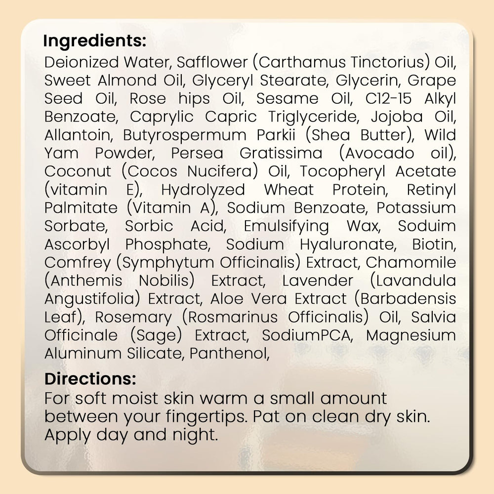 Close-up of Aniise Wild Yam cream addressing dark spots on skin