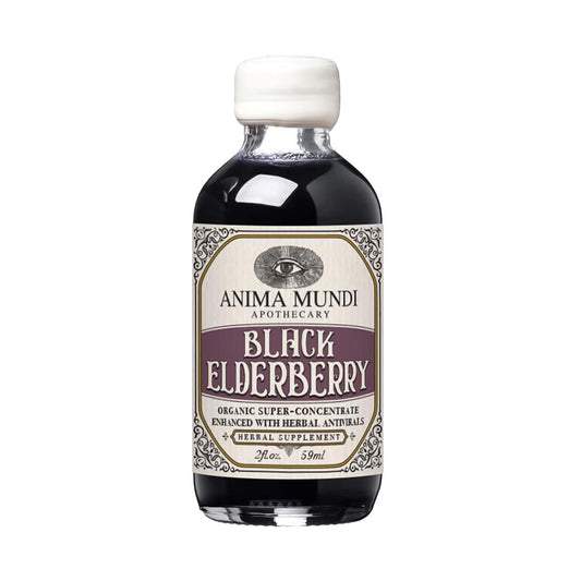 Anima Mundi Black Elderberry Syrup bottle for daily immune support