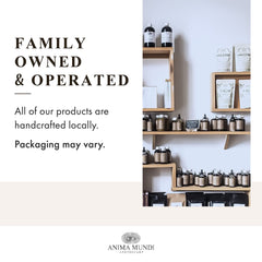 Anima Mundi Chaga powder packaging hero shot on a clean kitchen shelf.