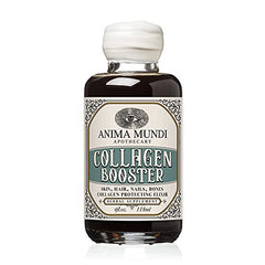 Anima Mundi Apothecary elixir bottle pour supports skin, hair, and nails.