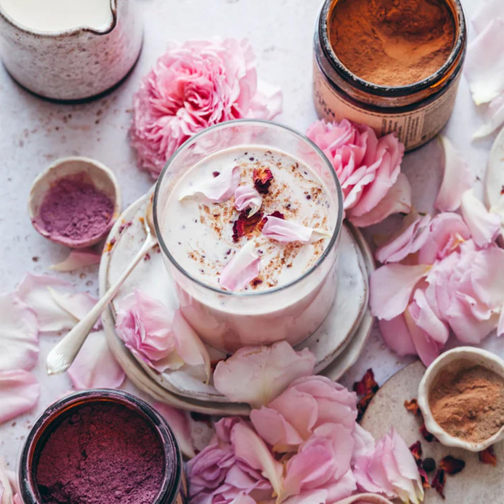 Anima Mundi Mucuna powder roasted mucuna bean ingredients overview for natural mood blends.