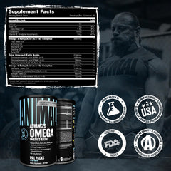 Animal Advanced Omega enteric-coated softgels reducing fishy aftertaste during use