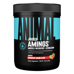 Animal Juiced Aminos bottle front for post workout recovery.