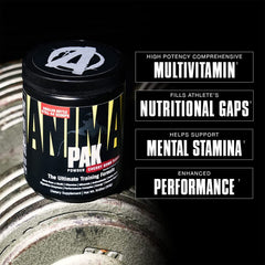 Animal Pak daily mix in beverage for easy consumption