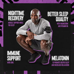 Animal PM nightstand packaging highlights non-habit forming sleep support.