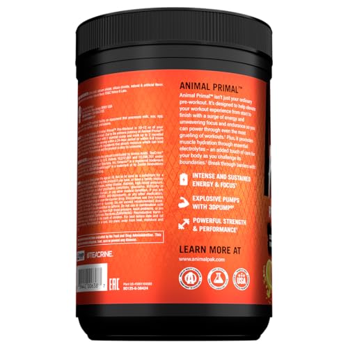Animal Primal glass of hydrated drink ready for performance