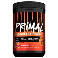 Animal Primal bottle pouring powder to support hydration during workouts
