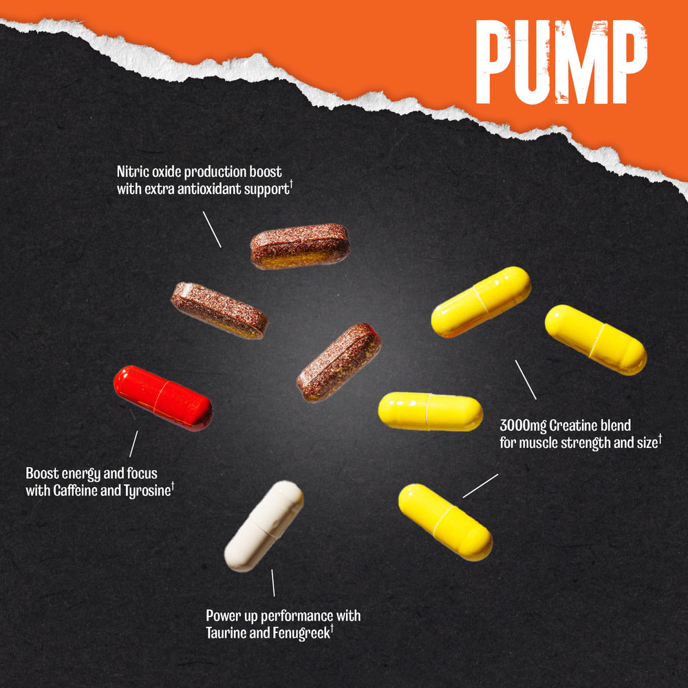 Animal Pump pack open with scoop for convenient pre-workout dosing.