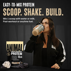 Animal Whey Isolate supports pre- and post-workout use for versatile training days.