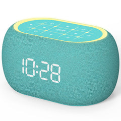 ANJANK white noise sound machine on a bedside table creating a calm sleep setup