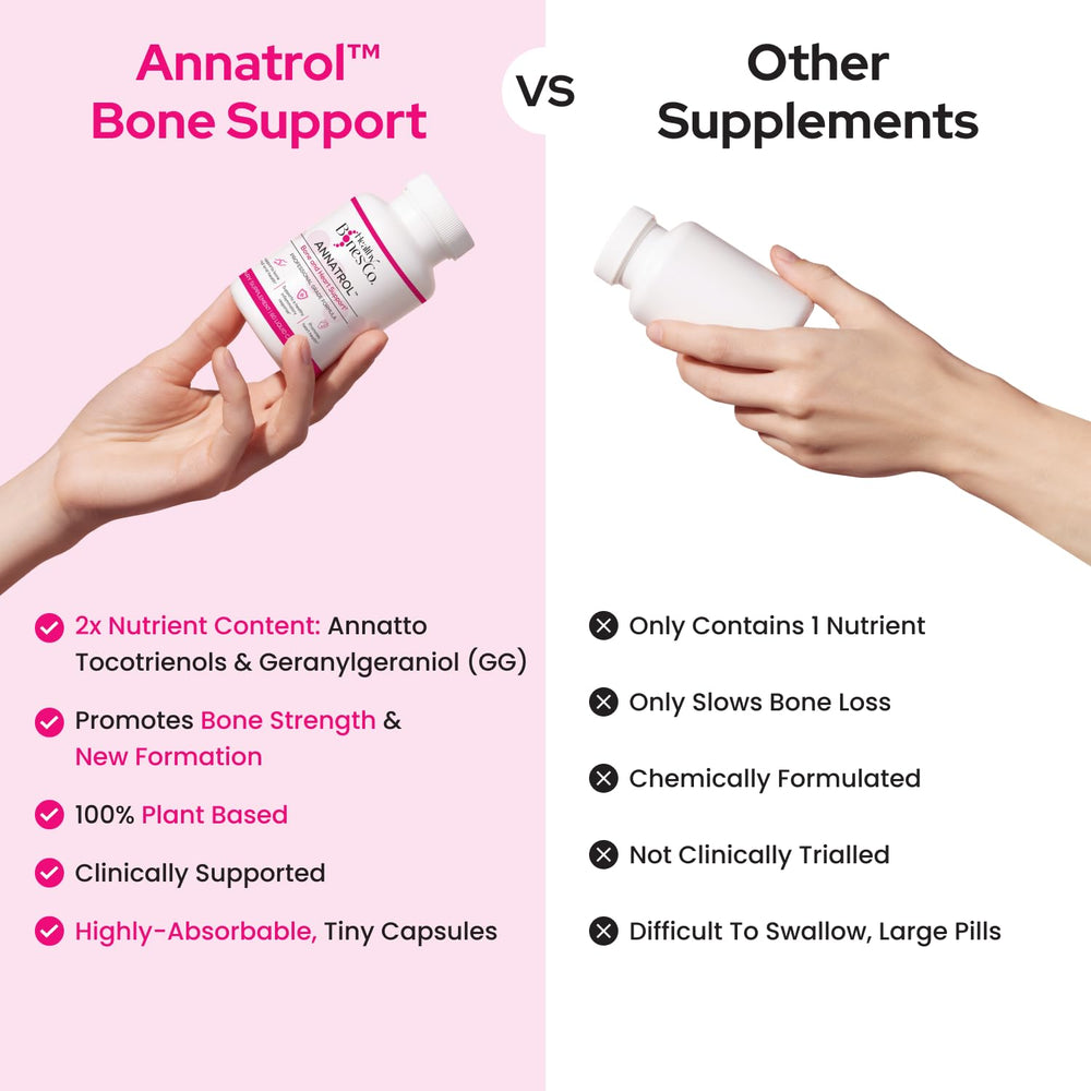 Annatrol tocotrienols DeltaGold packaging emphasizes antioxidant support.