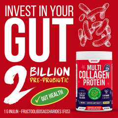 anocin Multi Collagen Powder in smoothie shows tasty integration