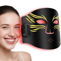 Anpor wireless red light mask with 850nm LEDs for at-home skin therapy.