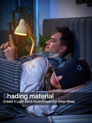 ANRUOLA migraine relief cap worn during sleep with built-in sleep headset
