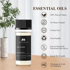 ANTAL HAYAT 24K Magic diffuser oil jasmine bloom close-up for refined ambiance.