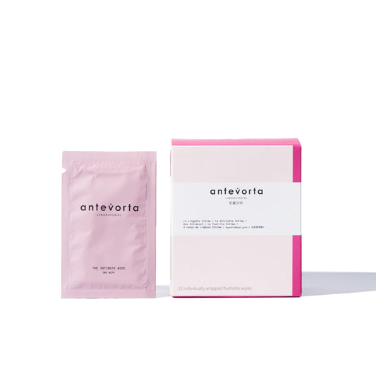 Antevorta feminine wipes pack close for on-the-go freshness and convenience.