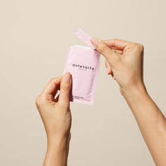 Antevorta flushable wipes suitable for quick refresh after workouts.