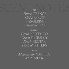 Antica Farmacista Aperol Spritz candle box interior includes matches for gifting.