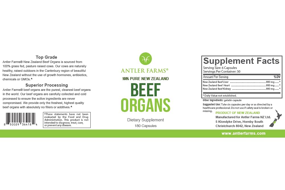 Antler Farms Beef Organs liver closeup, rich in natural vitamins and minerals.