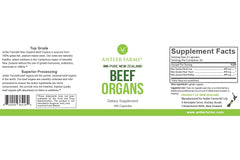 Antler Farms Beef Organs liver closeup, rich in natural vitamins and minerals.