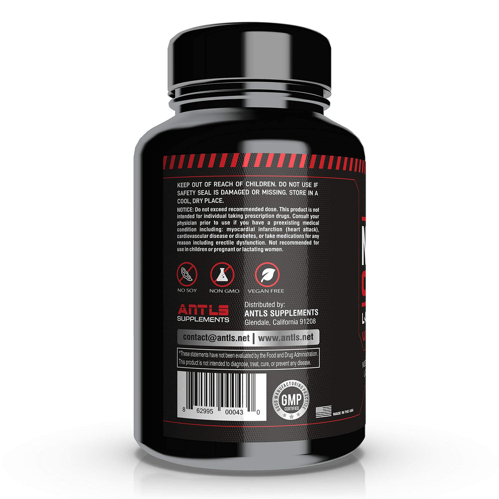ANTLS Nitric Oxide Booster manufactured in a GMP-certified USA facility.