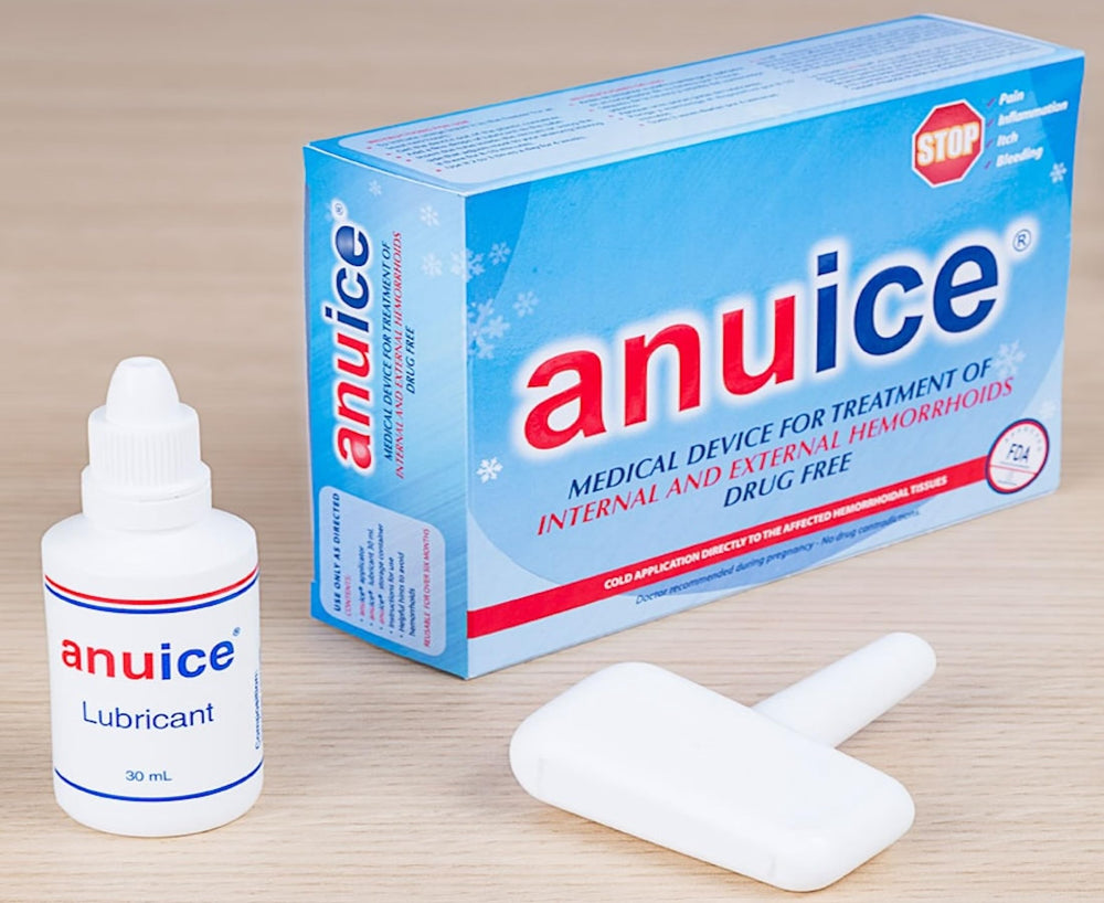 ANUICE cryotherapy applicator – sturdy design for repeated use and consistent cooling.