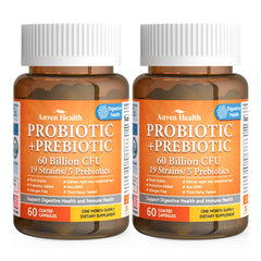 Anven Health 60 Billion Probiotics bottle pour for daily gut balance
