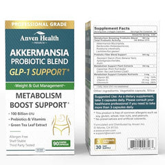 Anven Health capsules being poured to illustrate daily probiotic intake for gut health