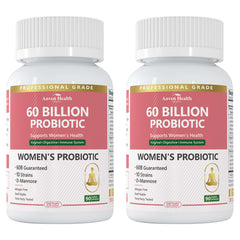 Anven Health Probiotics bottle pouring supports daily balance and vaginal health.