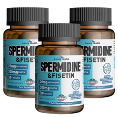 Anven Health Spermidine-Fisetin bottle front for daily wellness support