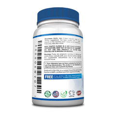 AnxiClear day formula label closeup highlights ingredients for daytime use.