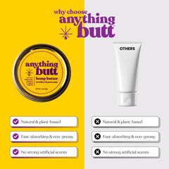 Anything Butt organic aloe vera and calendula close-up for natural care.
