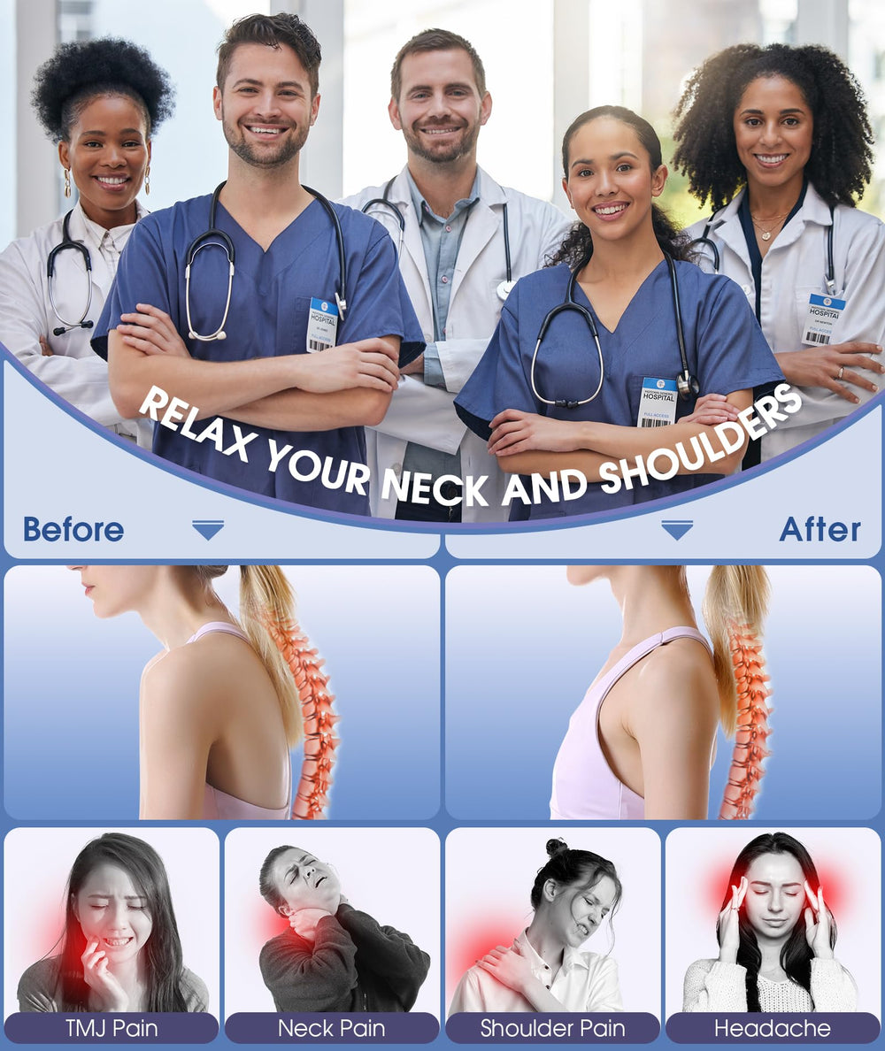 Anzzat ergonomic design supports daily neck comfort and shoulder relief.
