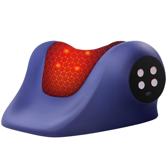 Anzzat neck stretcher demonstrates ergonomic curve for neck support and posture alignment.