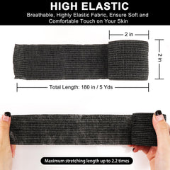 AOITMZAY bandage wrap water-resistant and breathable to stay secure during activity.
