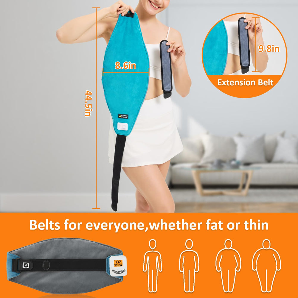 AOKESTE cordless back pad with adjustable heat for personalized comfort