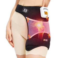 AOKESTE cordless hip heating pad in use for targeted heat therapy