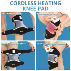 AOKESTE soft fabric cover on knee massager for comfortable wear
