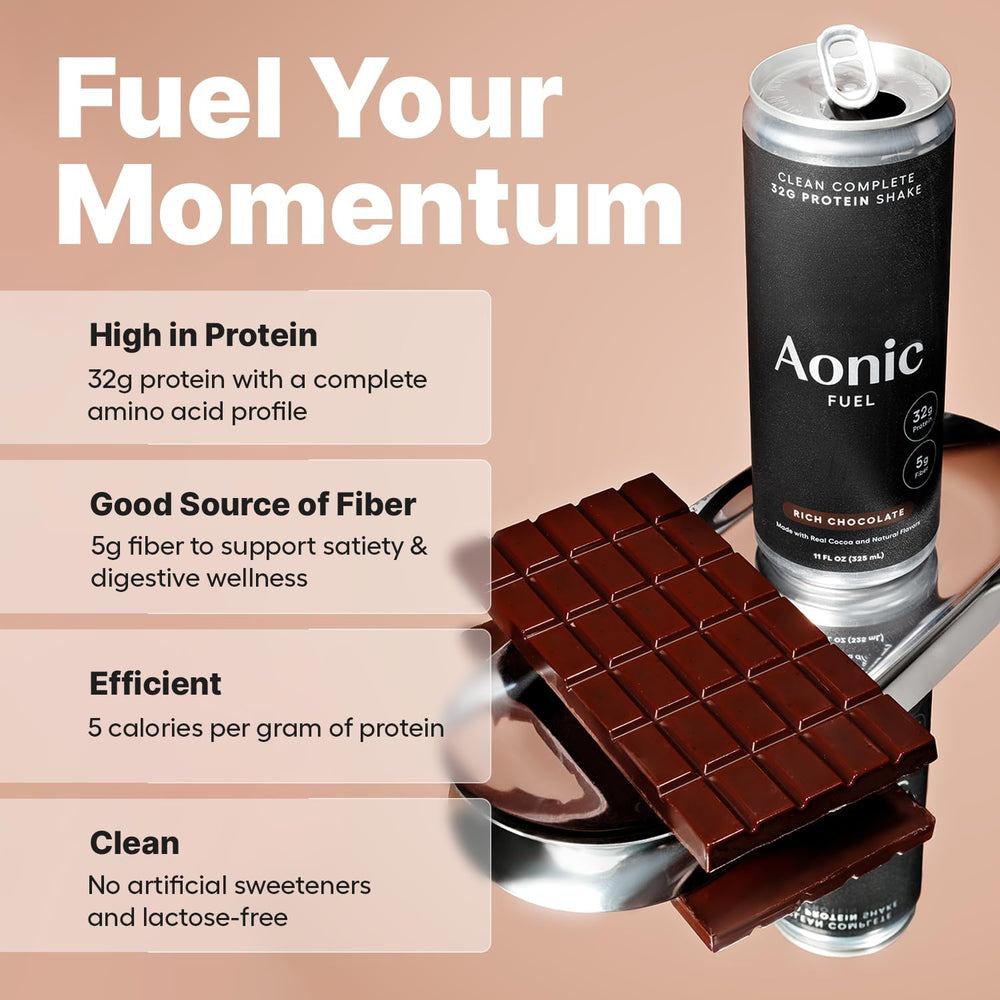 Fiber-rich AONIC Fuel serving supports satiety between meals