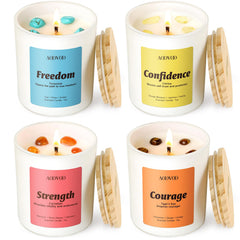 AOOVOO Empower Candles Set packaging, gift-ready and premium for special occasions.