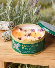 AOOVOO Gift-pack sage candle ideal for thoughtful, wellness-inspired presents
