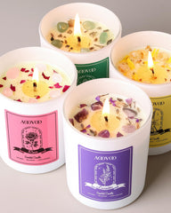 AOOVOO soy wax candle packaging for elegant gifting
